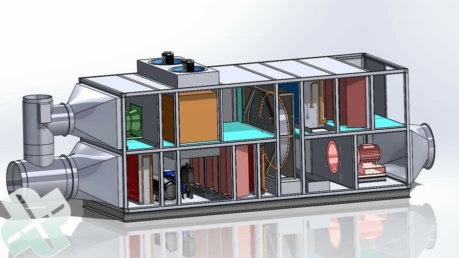 Doorsnede installatie