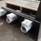 Ventilator en elektrische verwarming